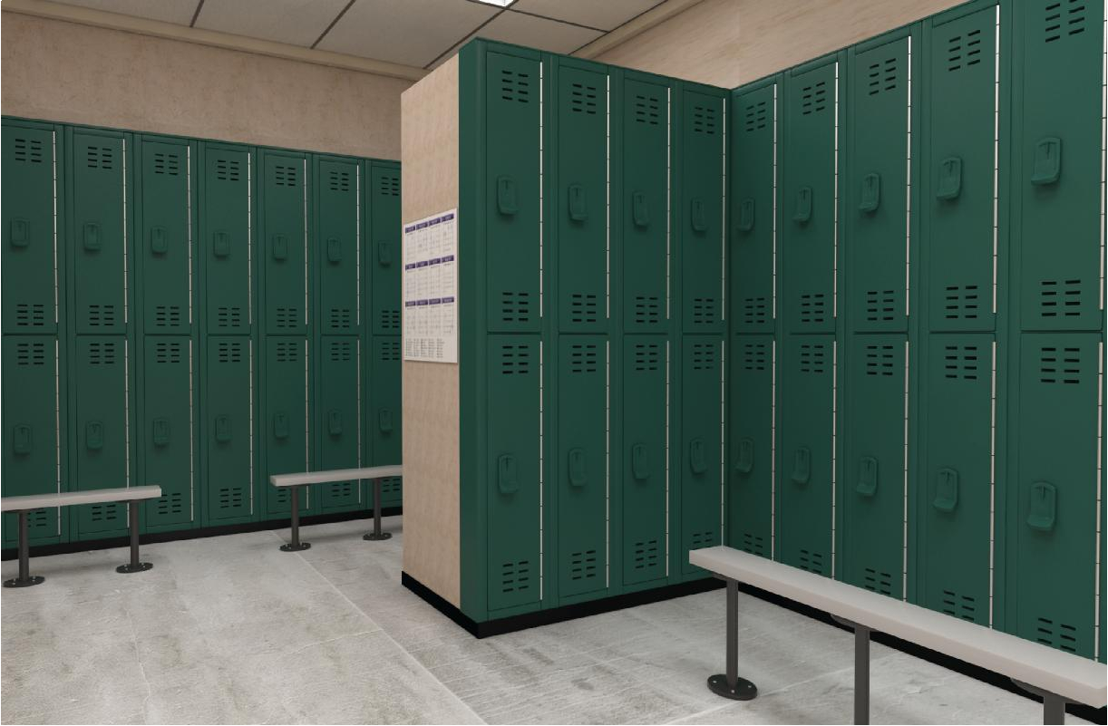 Metal Locker Supplier in Dubai UAE Creative Display
